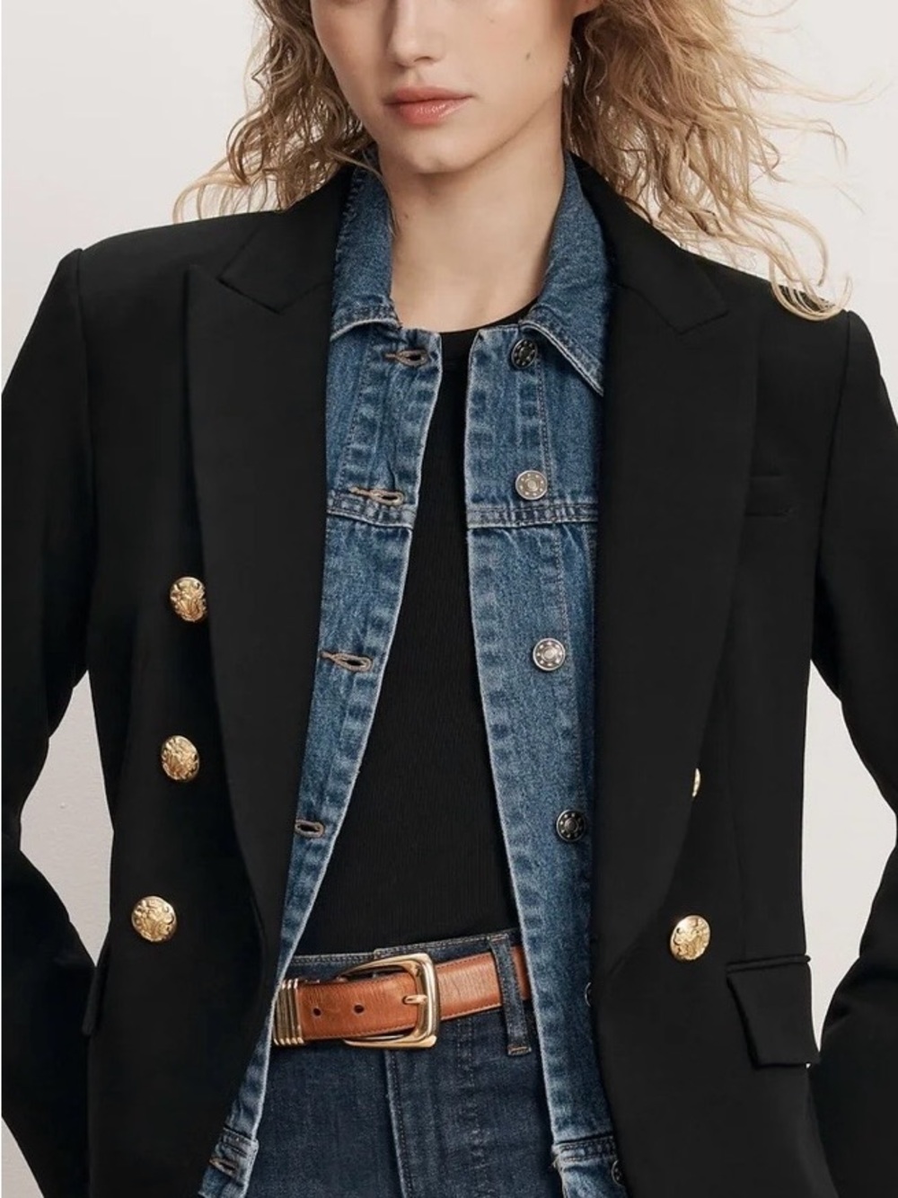 Veronica Beard Denim Dickey -Sz 00-14